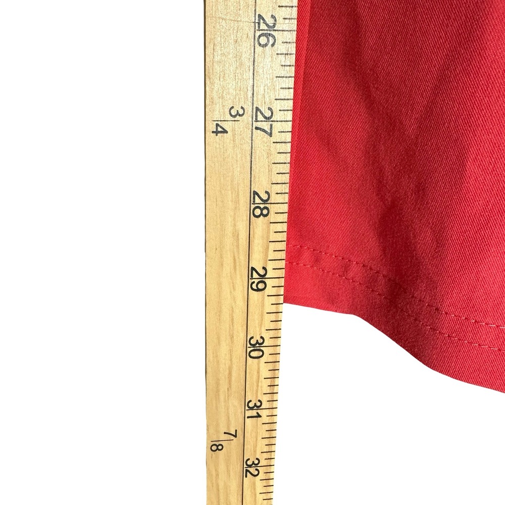 Figs Yola High-Rise Slim Coral Red Anti-Wrinkle Scrub Trouser Pant Size XXS - Picture 11 of 12
